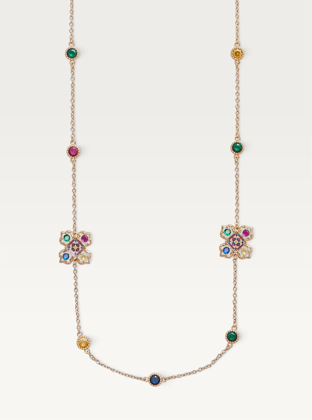 Chromatic Allure Long Necklace