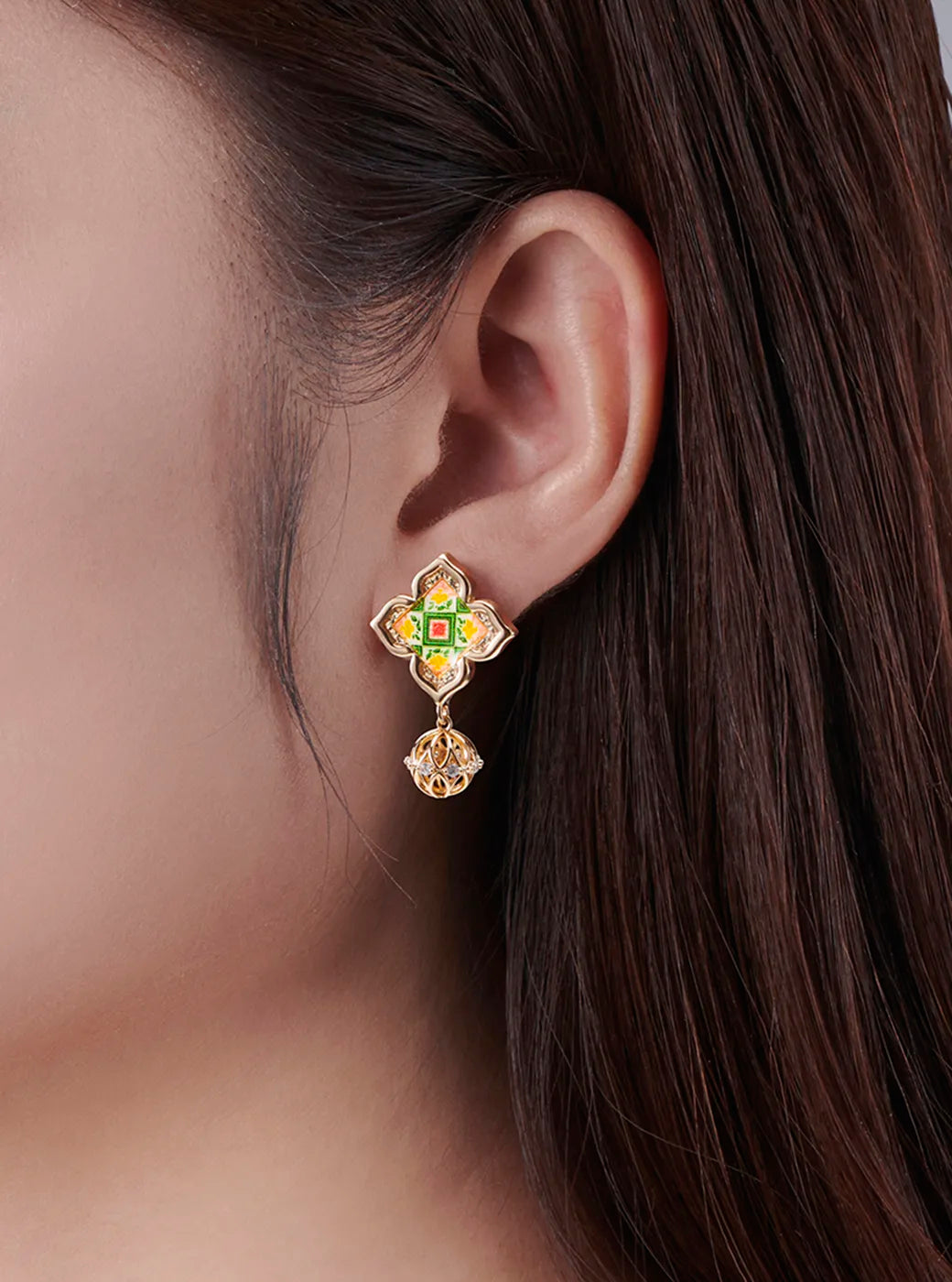 Emerald Hill Dangle Earrings