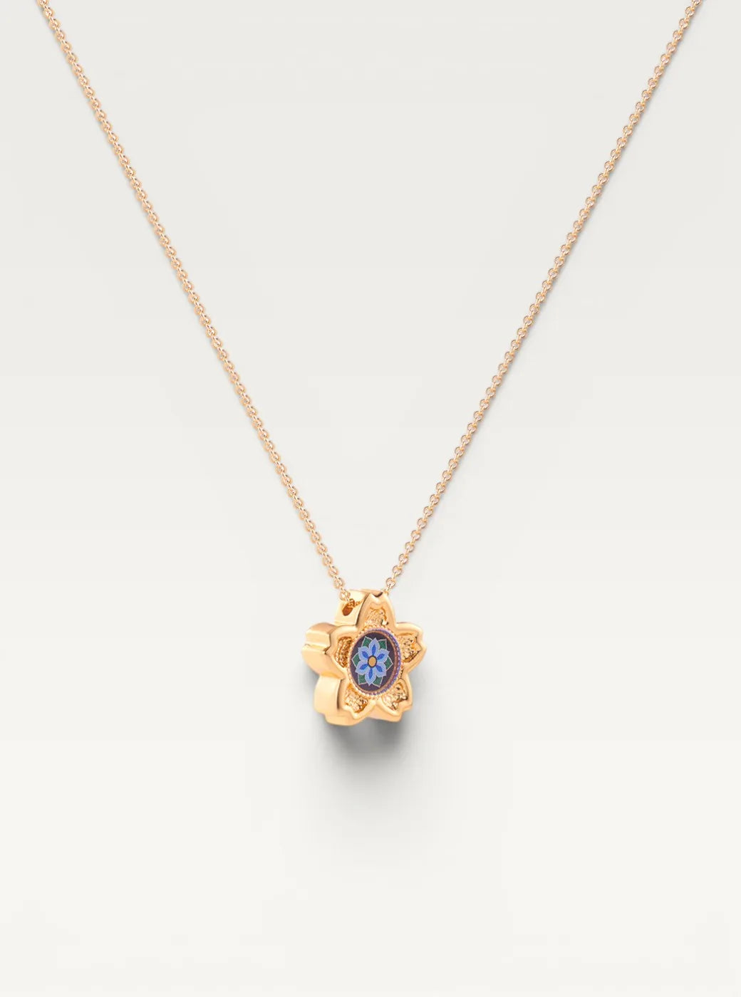 Lia Rosette Pendant Necklace - Blessing