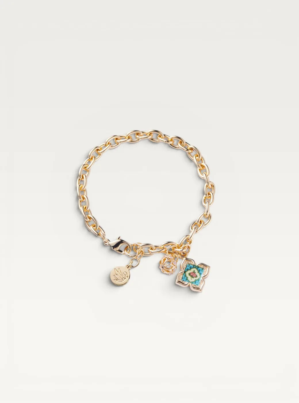Peranakan Floral Bracelet - Blue