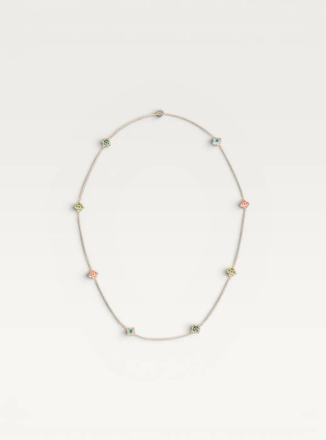 Peranakan Floral Long Necklace