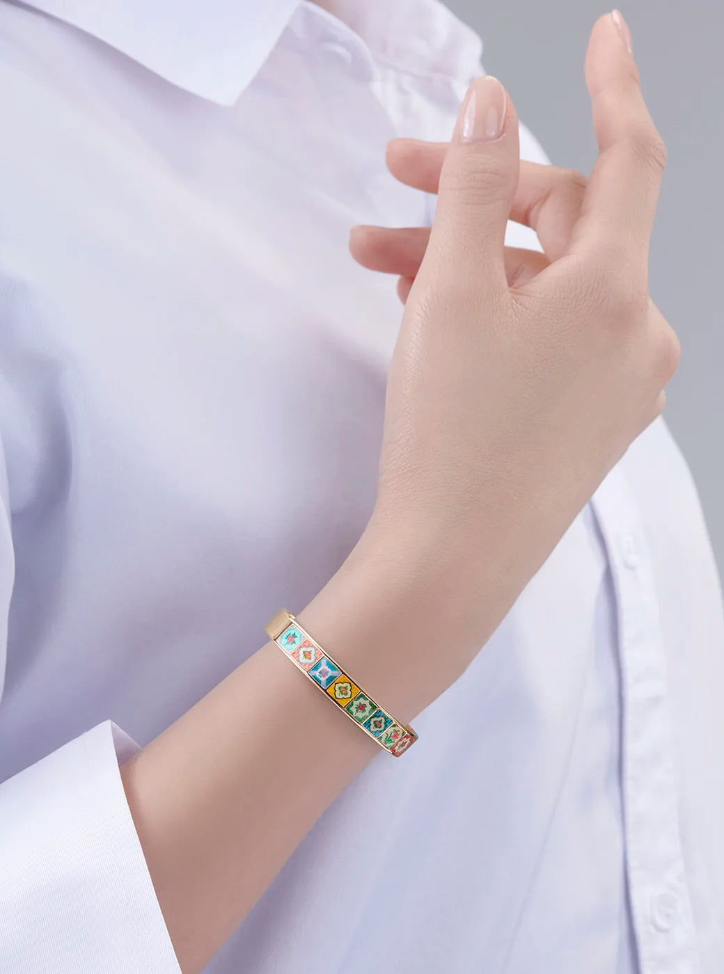 Peranakan Multichromatic Bangle