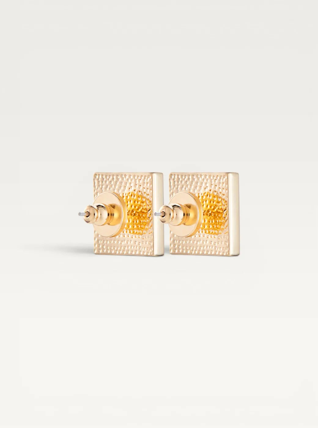 Peranakan Tile Stud Earrings - Rosy Pink