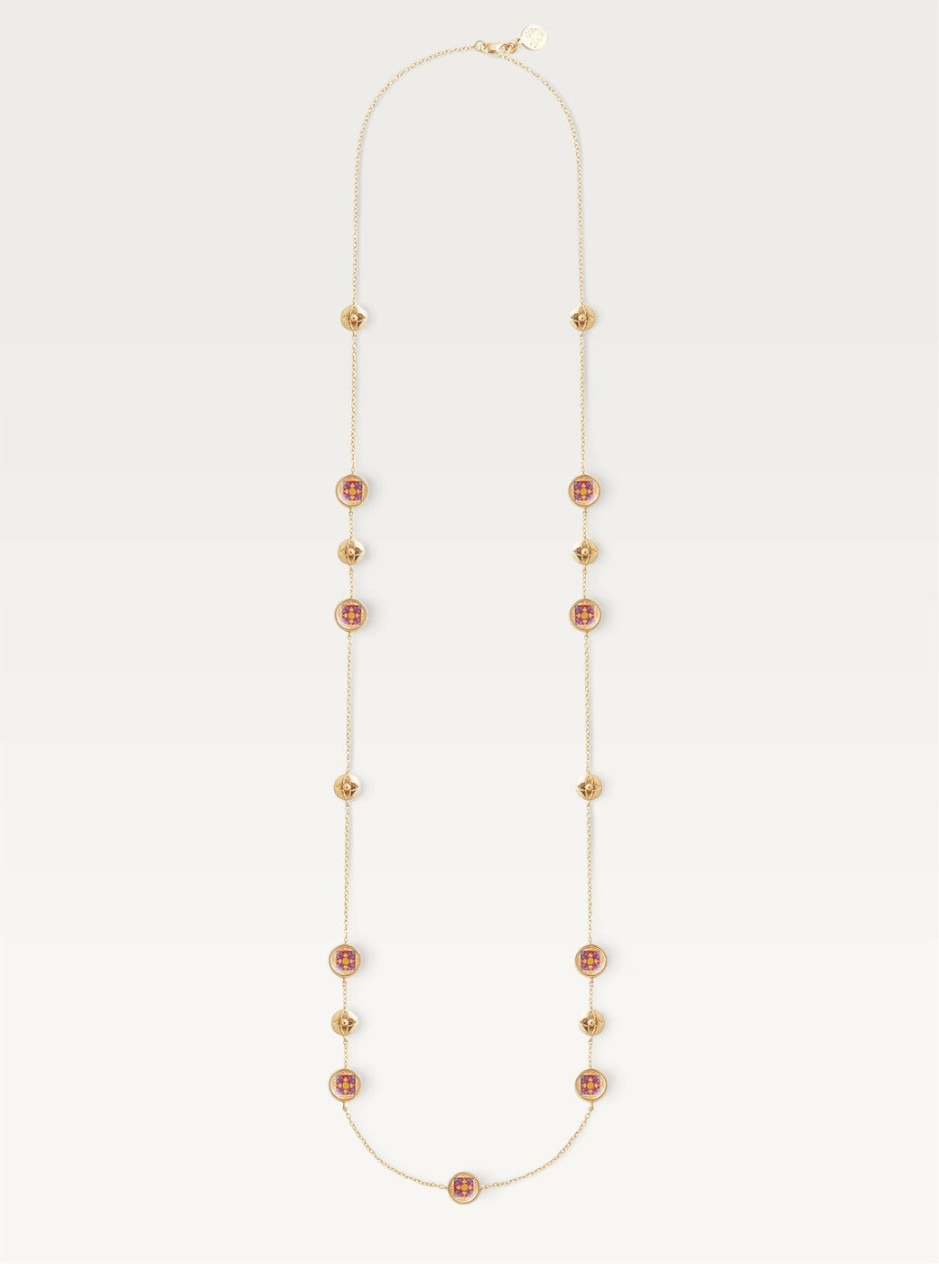 Spanish Medallion Long Necklace - Royal