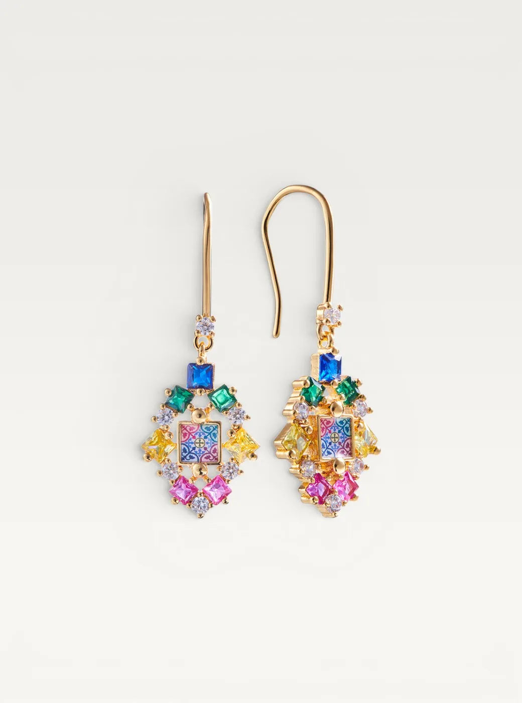 Celestial Spectrum Drop Earrings
