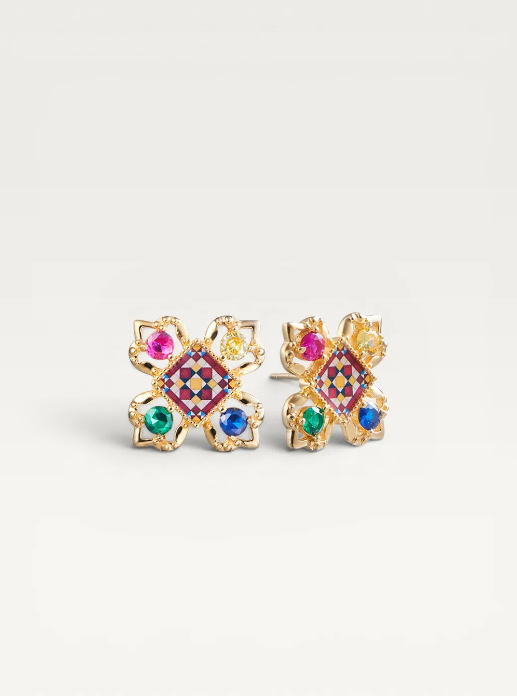 Chromatic Allure Stud Earrings