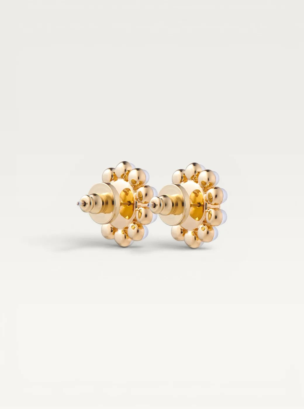 Elysian Pearls Stud Earrings- Korean Dancheong