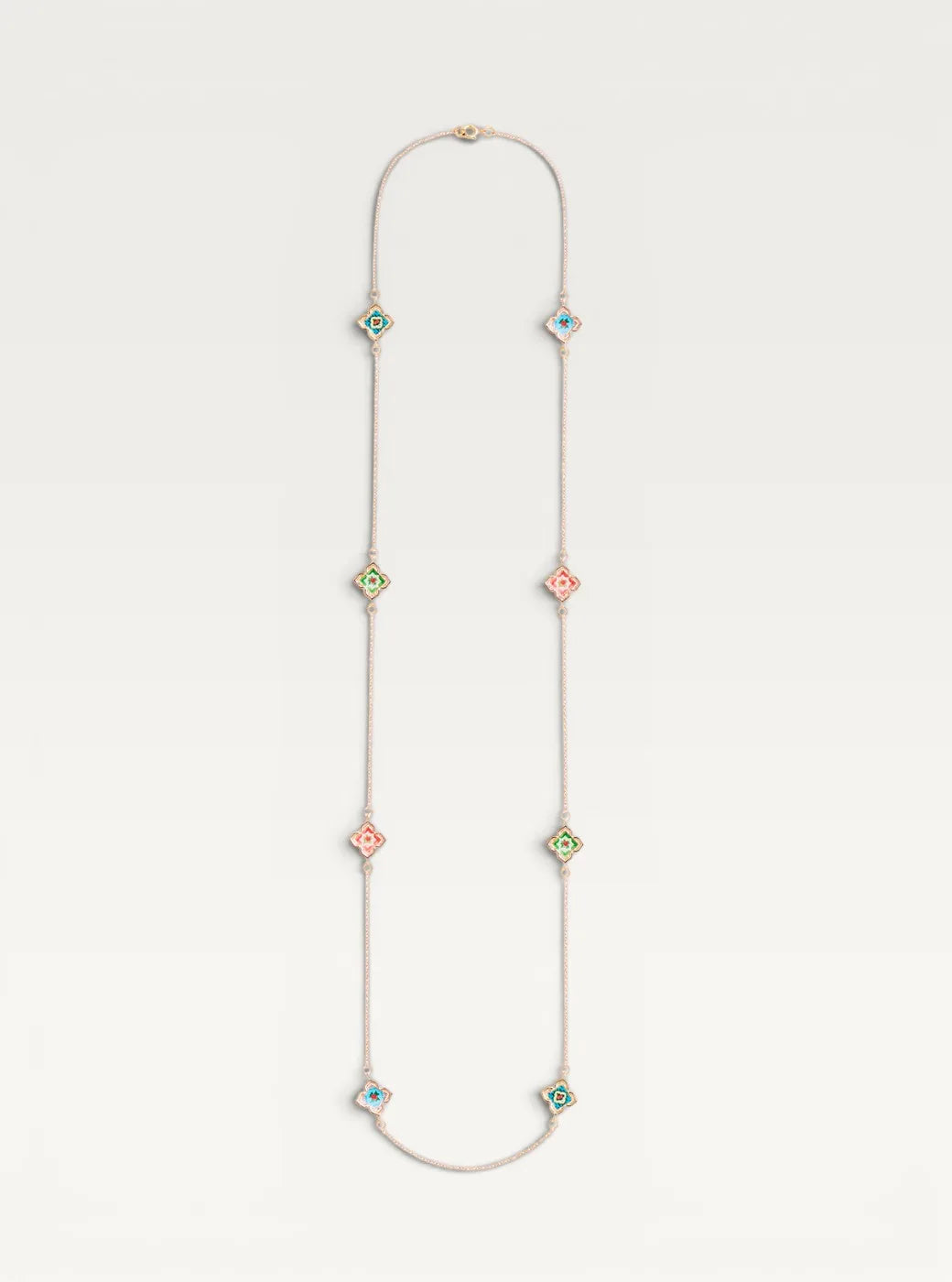 Peranakan Floral Long Necklace