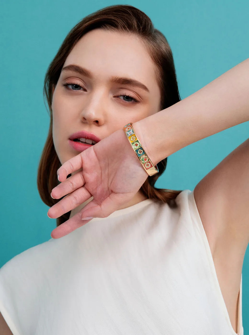 Peranakan Multichromatic Bangle