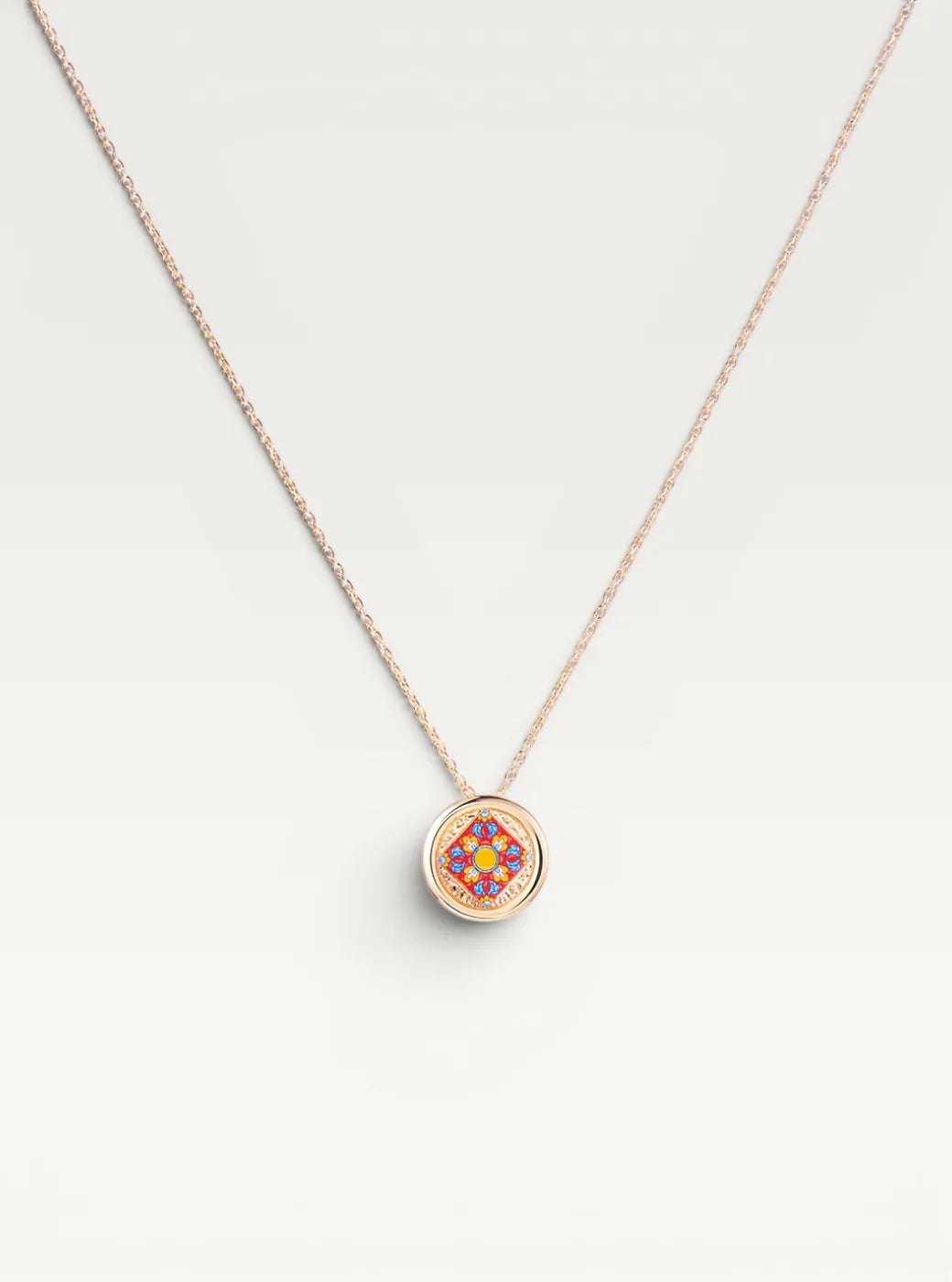 Spanish Medallion Pendant Necklace - Royal