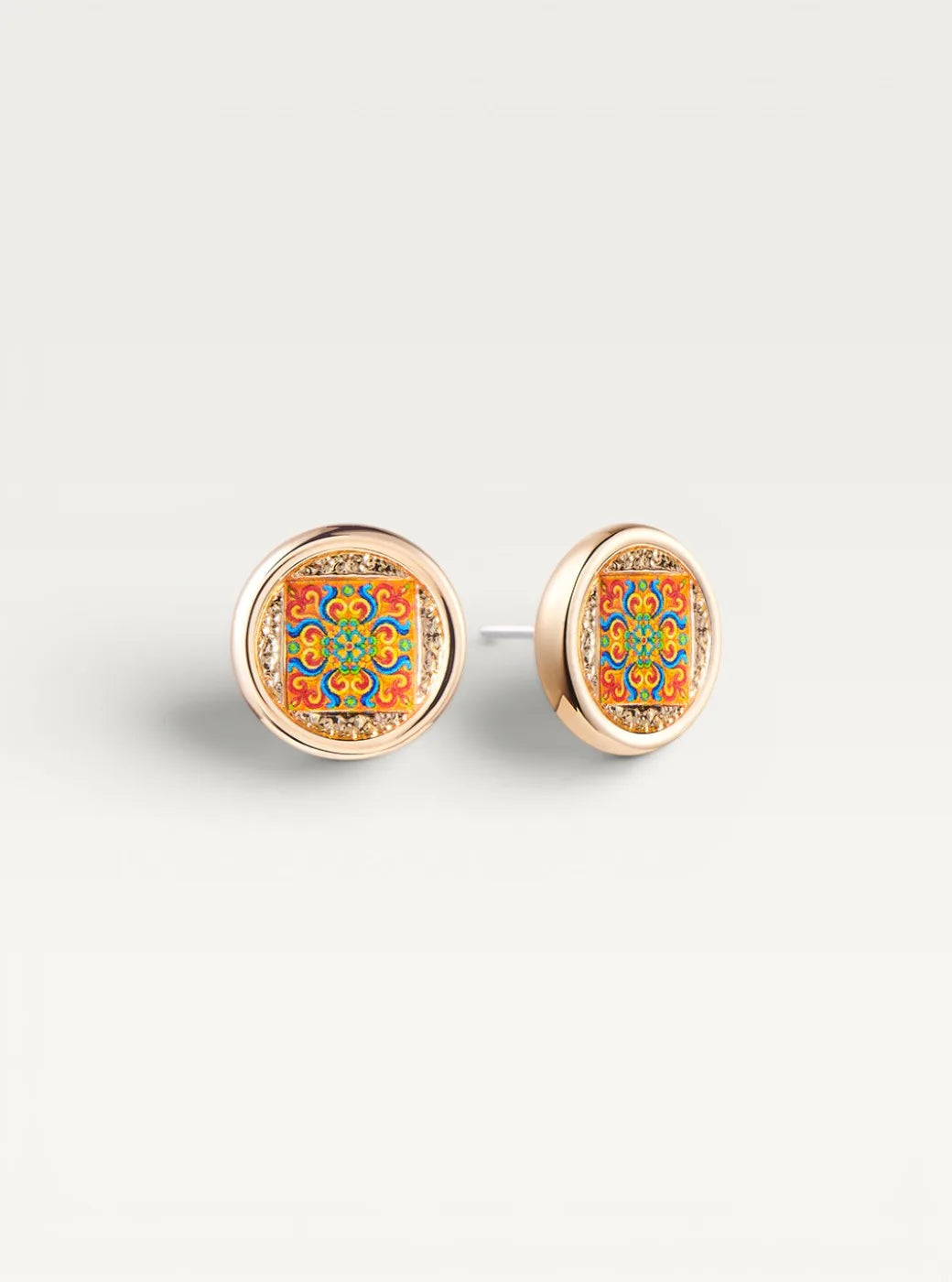Spanish Medallion Stud Earrings - Classic