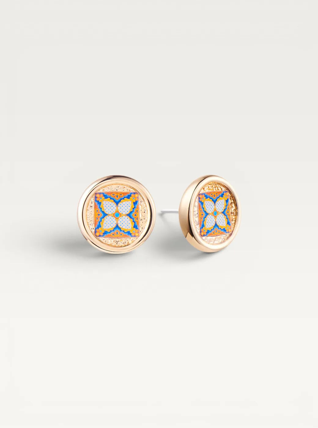 Spanish Medallion Stud Earrings - Symmetry